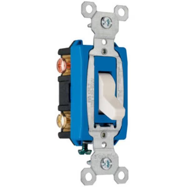15A 277V Alm Tog Switch, Pass & Seymour, Mfr#: CS15AC3LACC8